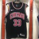 NBA Men Chicago Bulls Black ##33 PIPPEN Jersey High Quality Name and Number Print