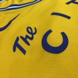 NBA New Season Men Golden State Warriors the City Yellow #6 YOUNG Jersey High Quality Name and Number Print