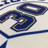 NBA Men Golden State Warriors Retro White #30 CURRY Jersey High Quality Name and Number Print