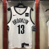 NBA Men New Brooklyn Nets White #13 HARDEN Jersey High Quality Name and Number Print