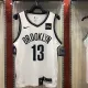 NBA Men New Brooklyn Nets White #13 HARDEN Jersey High Quality Name and Number Print