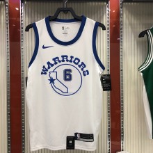 NBA Men Golden State Warriors Retro White #6 YOUNG Jersey High Quality Name and Number Print