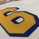 NBA Men Golden State Warriors New Model Retro White #6 YOUNG Jersey High Quality Name and Number Print