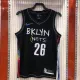 NBA Men Season 2021 Brooklyn Nets Black City #26 DINWDDIE Jersey High Quality Name and Number Print