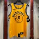 NBA Men Golden State Warriors Retro Yellow #6 YOUNG Jersey High Quality Name and Number Print