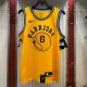 NBA Men Golden State Warriors Retro Yellow #6 YOUNG Jersey High Quality Name and Number Print