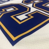 NBA Men Golden State Warriors Retro White #22 WIGGINS Jersey High Quality Name and Number Print