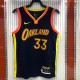 NBA Men Season 2021 Golden State Warriors #33 WISEMAN Black City Jersey High Quality Name and Number Print