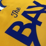 NBA Season 2021 Men Golden State Warriors #6 YOUNG Yellow Jersey wih Jordan Logo High Quality Name and Number Print