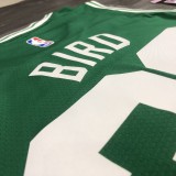 NBA Boston Celtics Green with White Name #33 BIRD Jersey High Quality Name and Number Print