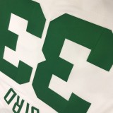 NBA Boston Celtics Retro White with Green Name #33 BIRD Jersey High Quality Name and Number Print