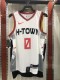 NBA Men Houston Rockets White City #0 WESTBROOK Jersey High Quality Name and Number Print