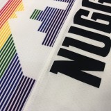 NBA Men Denver Nuggets White City #27 MURRAY Jersey High Quality Name and Number Print