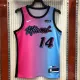NBA Men  Season 2021 Miami Heat City Gradient color #14 HERRO Jersey High Quality Name and Number Print