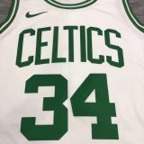 NBA Boston Celtics Retro White with Green Name #34 PIERCE Jersey High Quality Name and Number Print
