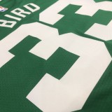 NBA Boston Celtics Green with White Name #33 BIRD Jersey High Quality Name and Number Print