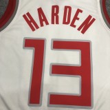 NBA Men Houston Rockets White City #13 HARDEN Jersey High Quality Name and Number Print
