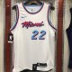 NBA Men Miami Heat White City #22 BUTLER Jersey High Quality Name and Number Print