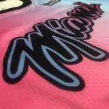 NBA Men  Season 2021 Miami Heat City Gradient color #13 ADEBAYO Jersey High Quality Name and Number Print