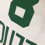 NBA Boston Celtics Retro White with Green Name #8 WALKER Jersey High Quality Name and Number Print