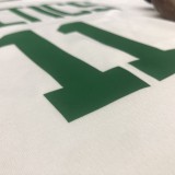 NBA Boston Celtics Retro White with Green Name #11 IRVING Jersey High Quality Name and Number Print