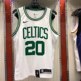 NBA Boston Celtics Retro White with Green Name #20 ALLEN Jersey High Quality Name and Number Print