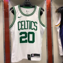 NBA Boston Celtics Retro White with Green Name #20 ALLEN Jersey High Quality Name and Number Print