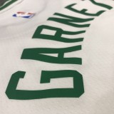 NBA Boston Celtics Retro White with Green Name #5 GARNETT Jersey High Quality Name and Number Print