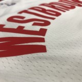 NBA Men Houston Rockets White City #0 WESTBROOK Jersey High Quality Name and Number Print