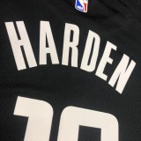 NBA Men Season 2021 Houston Rockets Black with Jordan Logo #13 HARDEN Jersey High Quality Name and Number Print