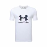 UNDER ARMOUR White Pure Cotton T-shirts