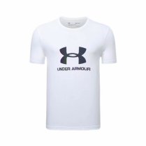 UNDER ARMOUR White Pure Cotton T-shirts