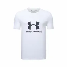 UNDER ARMOUR White Pure Cotton T-shirts