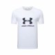 UNDER ARMOUR White Pure Cotton T-shirts