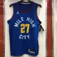 NBA Men Season 2021 Denver Nuggets Blue City #27 MURRAY Jersey with Jordan Logo High Quality Name and Number Print
