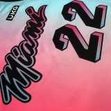 NBA Men  Season 2021 Miami Heat City Gradient color #22 BUTLER Jersey High Quality Name and Number Print