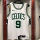 NBA Boston Celtics Retro White with Green Name #9 RONDO Jersey High Quality Name and Number Print