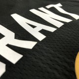 NBA Men Season 2021 Memphis Grizzlies Black City with White Lines #12 MORANT Jersey High Quality Name and Number Print