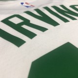 NBA Boston Celtics Retro White with Green Name #11 IRVING Jersey High Quality Name and Number Print
