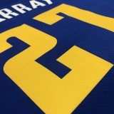 NBA Men Season 2021 Denver Nuggets Blue City #27 MURRAY Jersey with Jordan Logo High Quality Name and Number Print