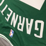 NBA Boston Celtics Green with White Name #5 GARNETT Jersey High Quality Name and Number Print