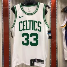 NBA Boston Celtics Retro White with Green Name #33 BIRD Jersey High Quality Name and Number Print