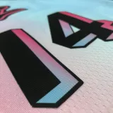 NBA Men  Season 2021 Miami Heat City Gradient color #14 HERRO Jersey High Quality Name and Number Print