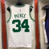 NBA Boston Celtics Retro White with Green Name #34 PIERCE Jersey High Quality Name and Number Print
