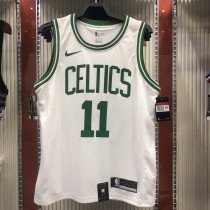 NBA Boston Celtics Retro White with Green Name #11 IRVING Jersey High Quality Name and Number Print
