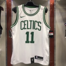 NBA Boston Celtics Retro White with Green Name #11 IRVING Jersey High Quality Name and Number Print
