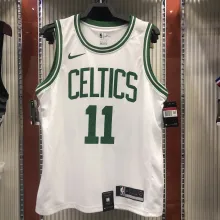 NBA Boston Celtics Retro White with Green Name #11 IRVING Jersey High Quality Name and Number Print