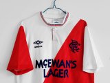87-88 Rangers Away Retro Jersey Thai Quality