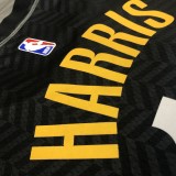 NBA Men Season 2021 Brooklyn Nets Black City #12 HARRIS Jersey High Quality Name and Number Print