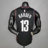 NBA Men New Brooklyn Nets Black City #13 HARDEN Jersey High Quality Name and Number Print